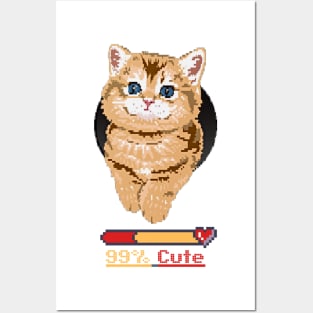 99% Cute Cat Posters and Art